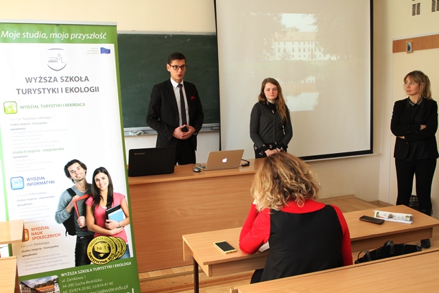 Представники навчального закладу в Сухій Бескидській (Польща) та ТНПУ під час презентації